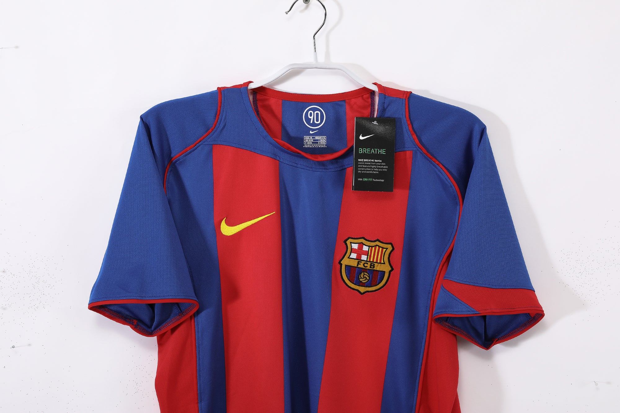 Messi’s First Barcelona Jersey  – 2005 Home Kit