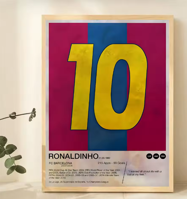 Ronaldinho Canvas