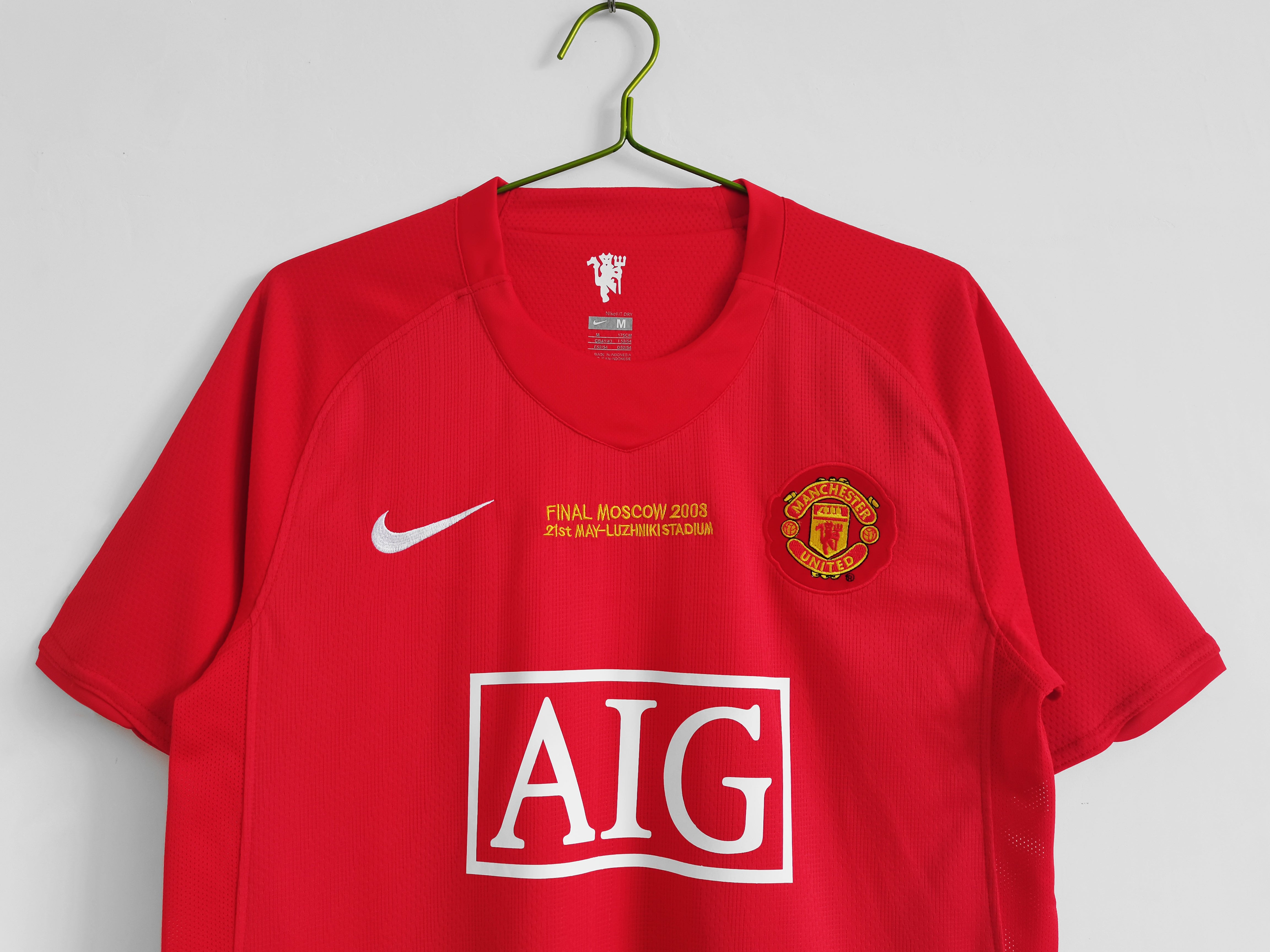 Manchester United 2008 CL Final Jersey – Moscow Edition